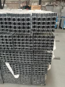 Soğuk rulo şekillendirilmiş galvanizli C kanal çelik u-şekil desen sınıfı ASTM/ASIS standart delikli yapı - Product Image 5