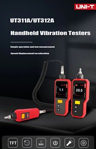 Analizador de sonda de mano dedicado para pruebas industriales, vibrómetro, probador de vibración Digital, UT311A/UT312A, 2 unidades - Product Image 6