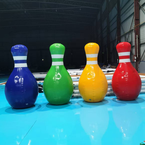 มนุษย์Inflatable Bowling PinชุดZorb Ball Bowling Pinเกมยักษ์กีฬากลางแจ้งสําหรับผู้ใหญ่PVC Trade Assurance Unisex YF-112110 - Product Image 6