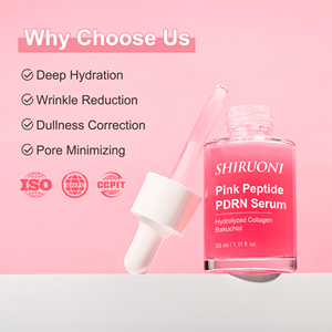 Nhãn hiệu riêng <span class=keywords><strong>pdrn</strong></span> cá hồi DNA sửa chữa huyết thanh nhãn hiệu riêng OEM làm săn chắc da không đồng đều màu hồng <span class=keywords><strong>pdrn</strong></span> hyaluronic axit huyết thanh - Product Image 2