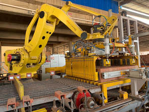 Industrial Robô Vertical Colocando Carga Pesada Telha Cerâmica/Piso Tijolo Empilhamento Automático Tijolo Que Faz Máquina Robô Manipulador