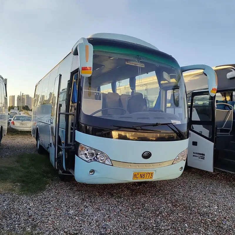 Good Condition 35+1 Seater Tour Coach Yutong Bus ZK6858 Diesel Rear Engine Bus for Sale
