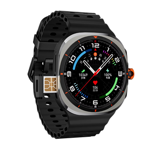 สมาร์ทวอทช์4G U8 1.51 AMOLED กล้องคู่ WIFI GPS Android 8.1 LTE กีฬา smartwatch กล้องหมุนได้ - Product Image 1