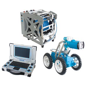 Cámara robot de inspección de tuberías de alcantarillado con sistema CCTV de inspección de tuberías para detección de tuberías grandes de 100-600mm - Product Image 2