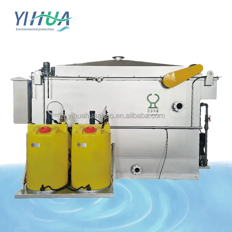 Flottazione dell'aria disciolta del sistema elettrico per il trattamento delle acque reflue industriali e domestiche