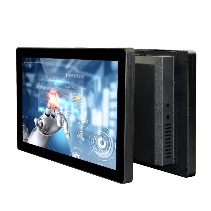 Pantalla de alto brillo para exteriores IP65 Impermeable Larga vida útil Diferentes resoluciones Pantalla táctil LCD de 17 pulgadas Monitor industrial