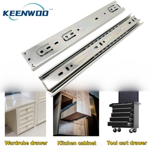 Ray trượt ngăn kéo bi hiện đại, chịu lực cao 45mm dùng cho tủ bếp, xe đẩy y tế, hộp dụng cụ, ngăn kéo tủ quần áo & sử dụng ngoài trời - Product Image 1