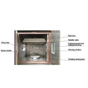 Fabrika fiyat IEC60529 IPX12 dikey yağmur Test odası 1 yıl garanti ile makineler ve işıklar için 220V plastik su geçirmez testi - Product Image 3