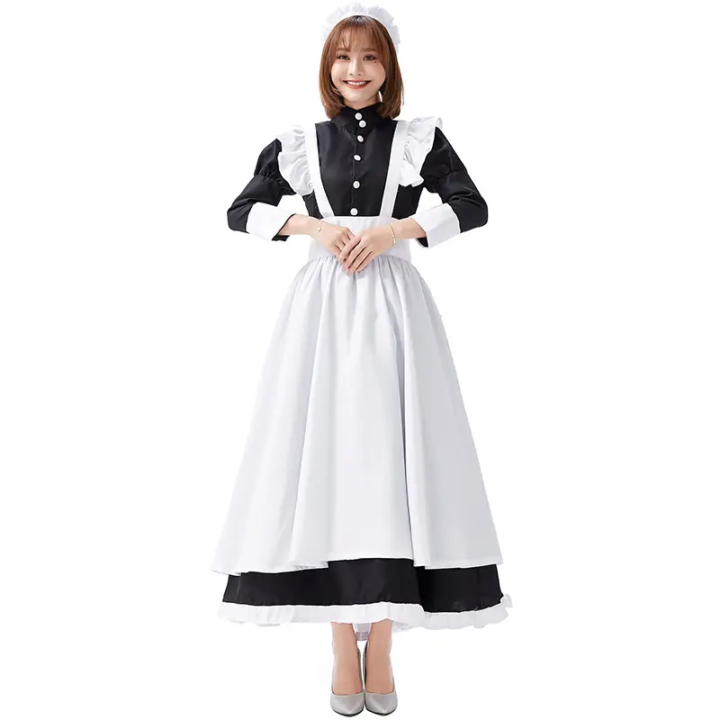 Schöne Japan Style Maid Kostüm für Frauen Halloween und Party Cosplay Dress Up