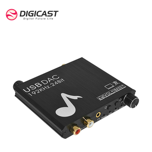 Tarjeta de sonido externa USB a RCA, Cable de 3,5mm, convertidor de audio Digital a analógico de 192Khz - Product Image 1