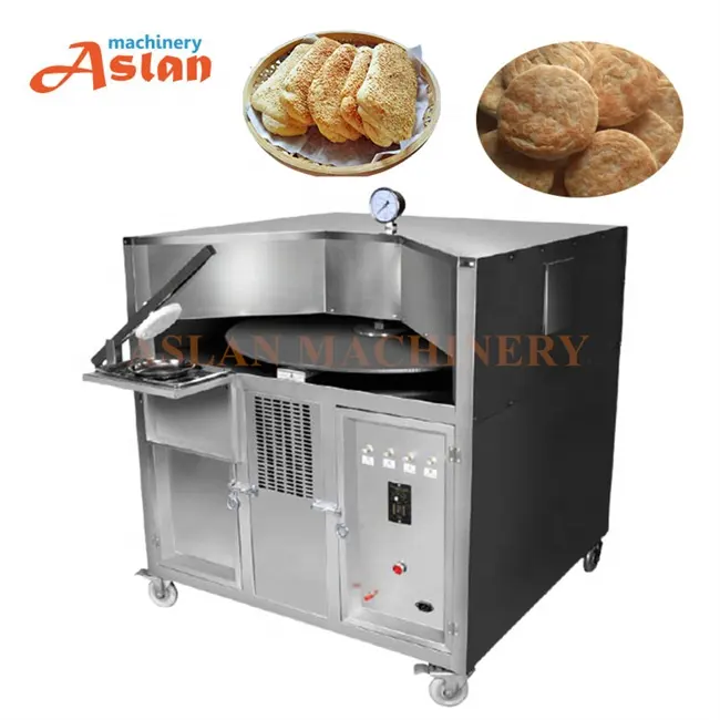 Máquina de moldeo por gofres para horno rotativo de tortitas calientes, máquina para hacer tartas y carne árabe