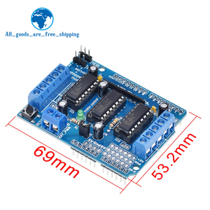 TZT L293D <strong>Motor</strong> Drive Shield dual <strong>for</strong> <strong>arduino</strong> Duemilanove, <strong>Motor</strong> drive expansion board <strong>motor</strong> <strong>control</strong> shield - Product Image 2