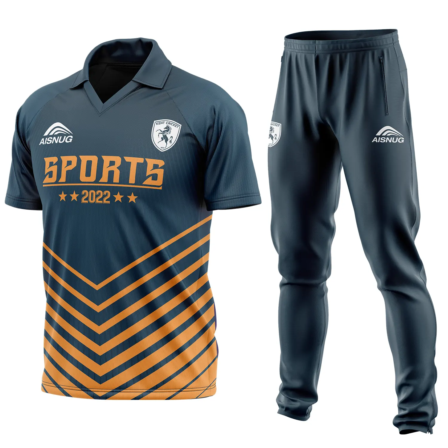 Reino Unido diseños personalizados uniformes impresión sublimada cricket camisas color y pantalón