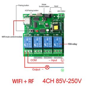 Telecomando universale Senza Fili Regolatore di WiFi Modulo Relè eWeLink APP Ricevitore per Schermi di Proiezione Elettrico Tende Porta Del Garage - Product Image 3