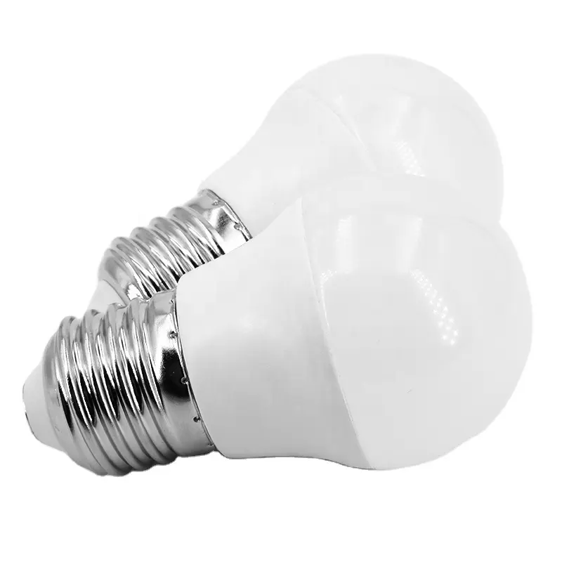 WOOJONG Usine Vente Directe de Haute Qualité LED Plastique DOB/IC G45 Lampe E27 Base de Lampe 5W LED Ampoule Largement Utilisé Éclairage Intérieur