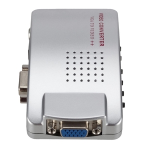 Convertidor de VGA a AV Entrada VGA RCA Compuesto S-Video a Adaptador de salida VGA Convertidor de PC a TV Accesorios de audio y video - Product Image 4