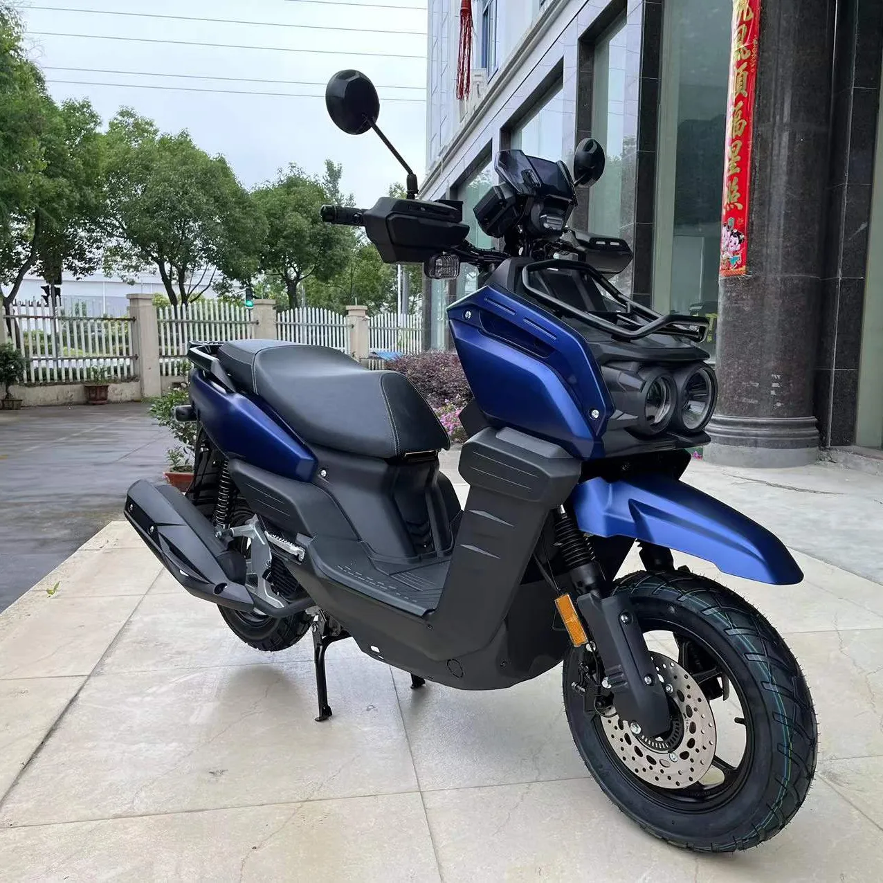 Fábrica de China Certificado EPA 150cc motor Disco delantero Motor de gas refrigerado por aire para motocicleta Scooter para adultos