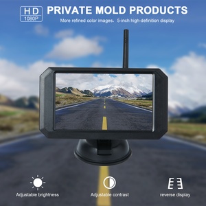 Sistema de cámara de marcha atrás inalámbrico, 1080P HD, con pantalla de 5 pulgadas para todos los coches - Product Image 5