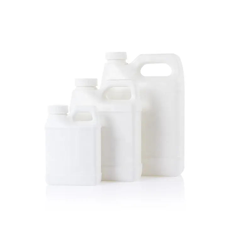 250ml 1000ml 1 litro jarra de plástico de HDPE botella de 500ml de productos químicos estilo F botella para acetona detergente líquido jabón removedor de esmalte de uñas