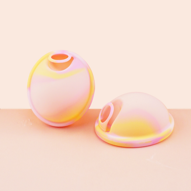 1 * disque rose-jaune dans un sac OPP