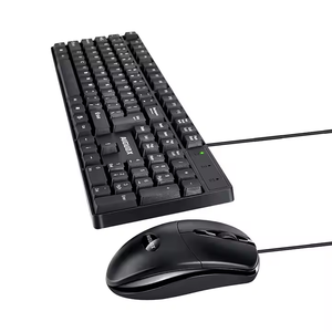 <strong>Computer</strong> Wired USB Office <strong>Keyboard</strong> and <strong>Mouse</strong> Combo Ergonomic Teclados Waterproof Finger <strong>Mouse</strong> <strong>Keyboard</strong> for Gaming - Product Image 2