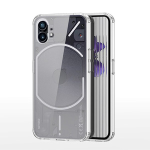 Hiçbir şey için stokta mevcut yeni stiller phone1 cep kapak şeffaf kabuk kablo malzeme sonbahar geçirmez kabuk pc + tpu - Product Image 1
