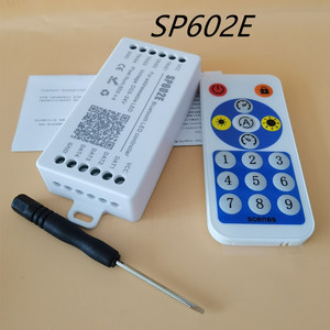 DC5-24V SP602E светодиодный контроллер пикселей с синим зубом 4-х выходной сигнал поддерживает как приложение для смартфона, так и дистанционный вход с радиочастотным управлением - Product Image 5