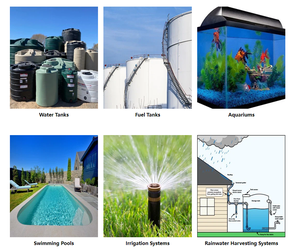 Wasserstands sensoren Messgeräte Wassertank-Schwimmersc halter Drahtloser Tank füllstand monitor Kostenlose Level Watch-Anwendung für IOS/ Android - Product Image 6