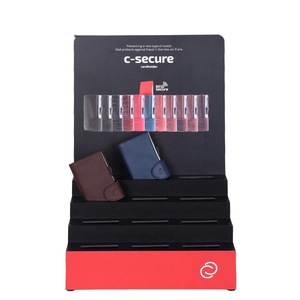 Bán buôn Acrylic hoặc PVC Kệ Ví Đứng Ví hiển thị giá trong suốt Acrylic Rack hiển thị đứng cho Ví siêu thị - Product Image 2