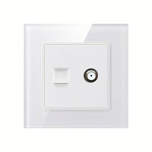 Type 86 Wall <strong>Network</strong> Cable Switch Socket Household Wired Closed Circuit Tv and Optical Fiber <strong>Network</strong> Panel Tv <strong>Computer</strong> - Product Image 3