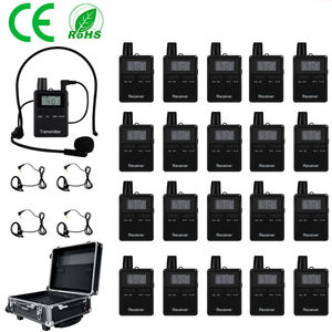 نظام دليل سياحي صوتي لاسلكي بتردد 2.4 جيجاهرتز، 80 قناة، مدى طويل يصل إلى 200 متر للاتصال الجماعي - Product Image 1