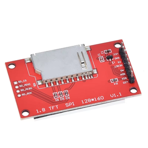 1.8 inç 1.8 "LCD ekran TFT ekran modülü SPI arayüzü 128*160 çözünürlük 16BIT RGB 4 IO ST7735S Arduino için sürücü
