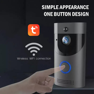 Smart Home Video Doorbell 1080p ABS Material Waterproof Tuya IP <strong>Intercom</strong> <strong>System</strong> Wood Glass Door Wood Doorbell Security Camera - Product Image 4