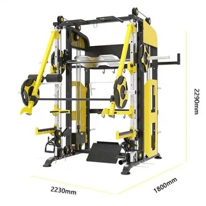 Gantry Frame Fitness Equipment Multi-functional Smith Machine Comprehensive <strong>Trainer</strong> Commercial Integrated Bench Press Squat Rack - Product Image 3