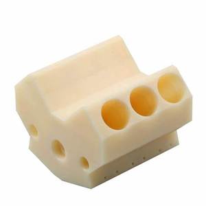 Kunden spezifische kleine CNC-Bearbeitung Pa66 Peek Pom Abs Kunststoff teile CNC-Kunststoff-Prototyp hersteller - Product Image 3