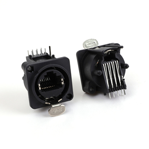 RCH-KNZ-F-90 với khóa bảng điều khiển gắn kết dữ liệu kết nối PCB Jack nữ XLR nối RJ45 Ethernet nối - Product Image 1