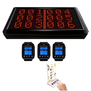 Gọi Không Dây Hệ Thống 999 Kênh Số Bàn Phím Người Gọi + 6 Số Hiển Thị Máy Chủ Cho Nhà Hàng Bệnh Viện Thức Ăn Nhanh Cửa Hàng - Product Image 2