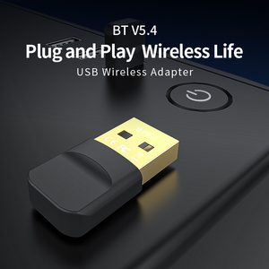 Nuovo design USB BT 5.4 blu dente adattatore senza fili ricevitore Audio trasmettitore per PC dongle senza fili - Product Image 4