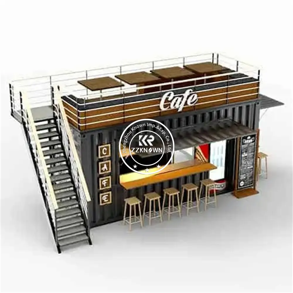 10FT Mini Pop-up dükkanı konteyner kahve dükkanı/Bar/Fast-food restoran/marketten/Kiosk/stand