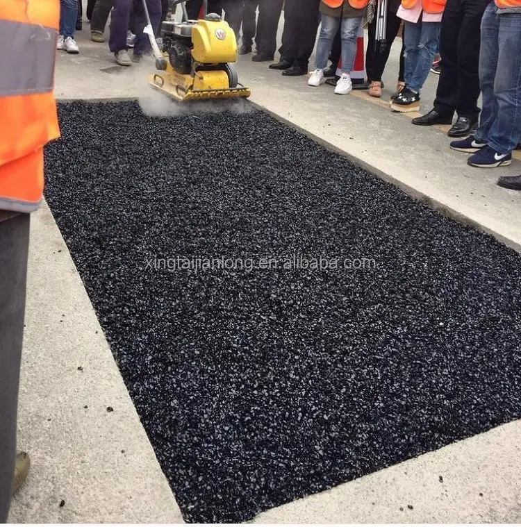 Asfalto frio 25kg em sacos granulado asfalto asfalto Polimero material para reparação de estradas betume gilsonilita granulado