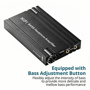 Amplificador de auriculares HiFi BASS, amplificador de auriculares recargable, salida de entrada AUX de 3,5mm con Control de volumen, receptor Bluetooth para teléfono - Product Image 5