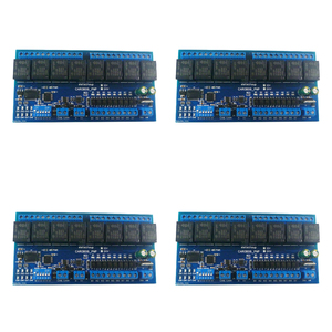 Placa PNP de 8CH y 24V, módulo de relé CAN Fieldbus, RS485, Modbus RTU, PLC, IO, placa de expansión, controlador CAN de entrada Digital NPN/PNP