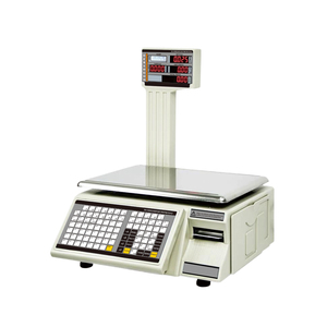 Functional Barcode Scale Label Printing Machine Supermarket Use Fruit Vegetable <strong>Stores</strong> Display Product Service Equipment - Product Image 1
