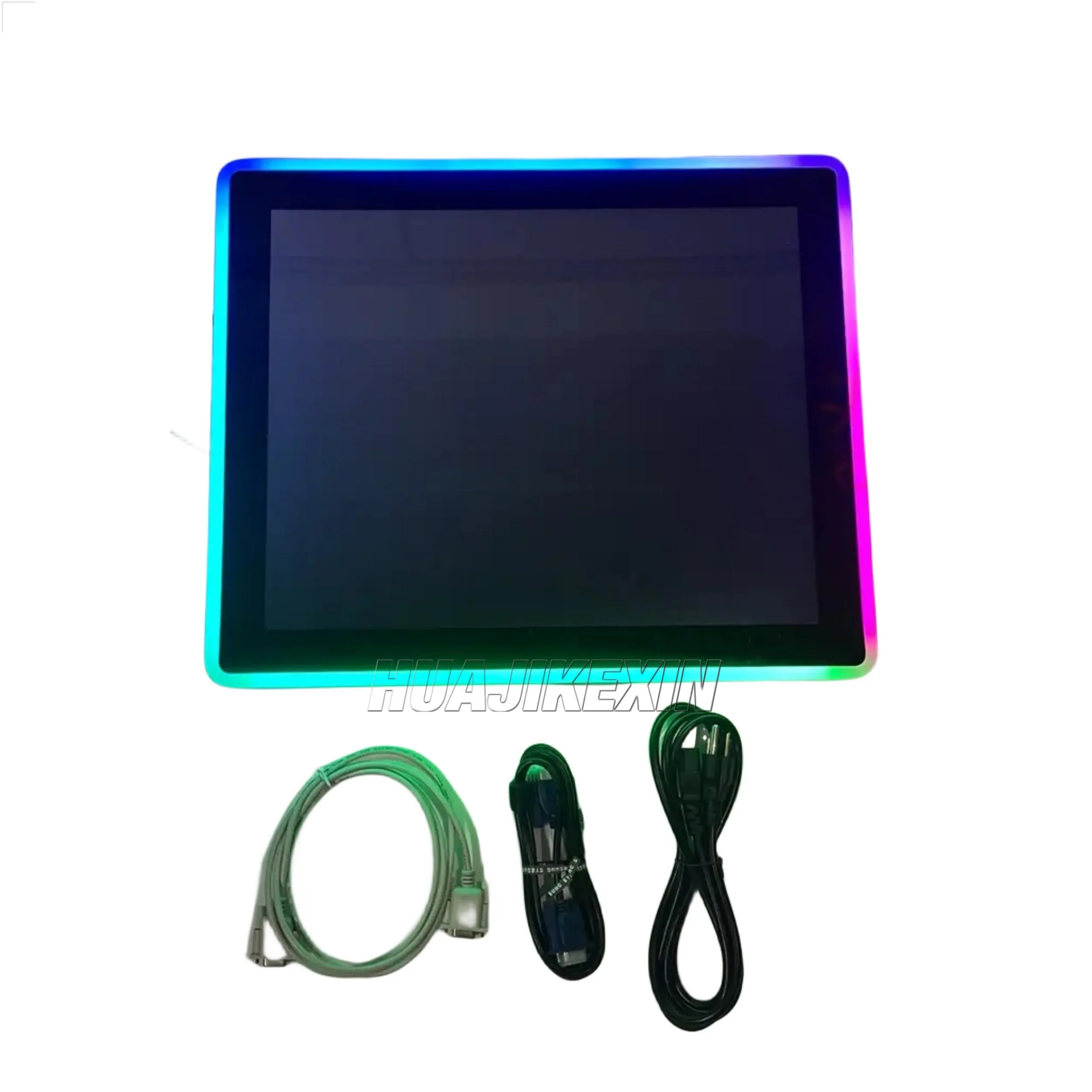 19 inç IR kızılötesi dokunmatik ekran LCD oyun monitör ile renkli Led ışık Pot O altın POG beceri oyun makinesi için