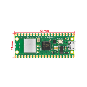 Neuer Raspberry Pi Pico W mit drahtlosem WiFi RP2040 Mikrocontroller-Entwicklungs board Optionaler GPIO-Header für Acryl gehäuse - Product Image 4