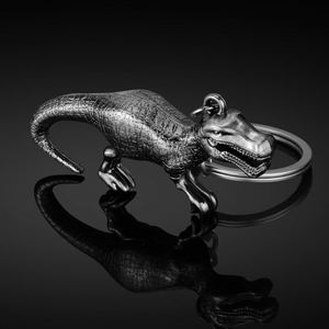 Wholesale Metal Mini Dinosaur Keychain Creative Animal World Keychain Dinosaur Jurassic <strong>Quest</strong> Metal <strong>Key</strong> Chains Bag Charms Pedant - Product Image 4