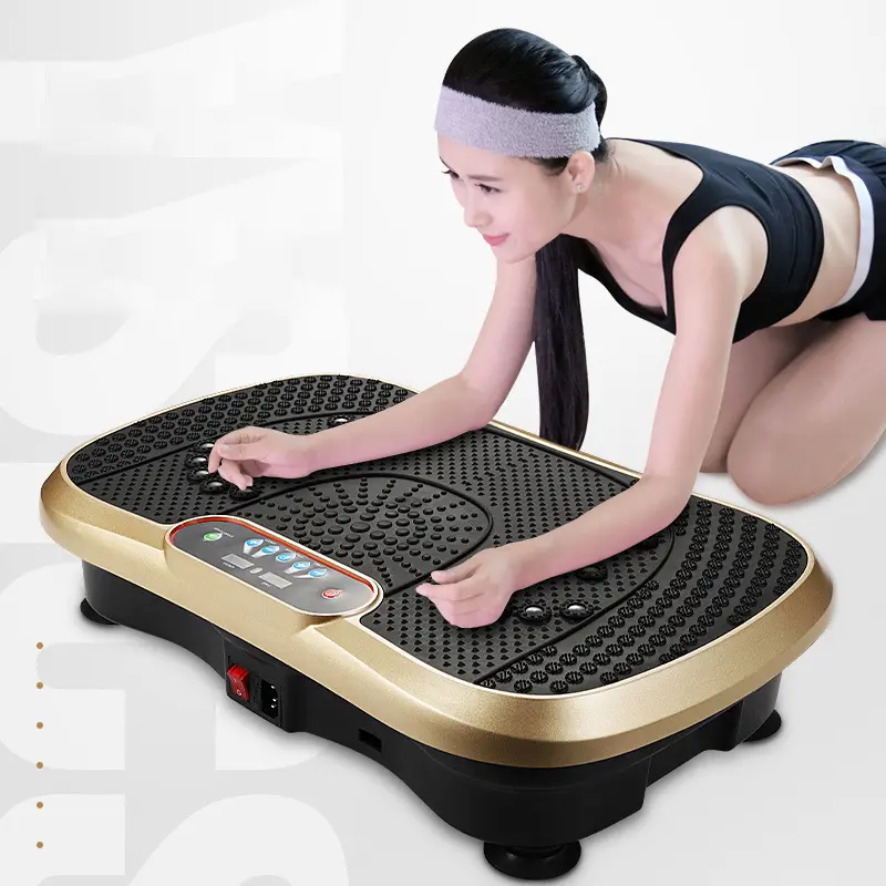 Máquina de adelgazamiento para Fitness, masajeador para pérdida de peso, máquina de ejercicios de masaje crazy fit, plataforma vibratoria