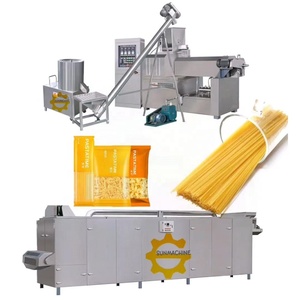 Otomatik makarna Fusilli Rigatoni yapma makinesi makarna üreticisi üretim hattı - Product Image 1