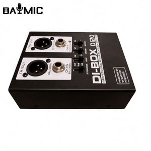 Factory OEM Professional Direct Box Active <strong>2</strong> Channel <strong>Splitter</strong> DI BOX with <strong>2</strong> XLR <strong>Outputs</strong> - Product Image 6