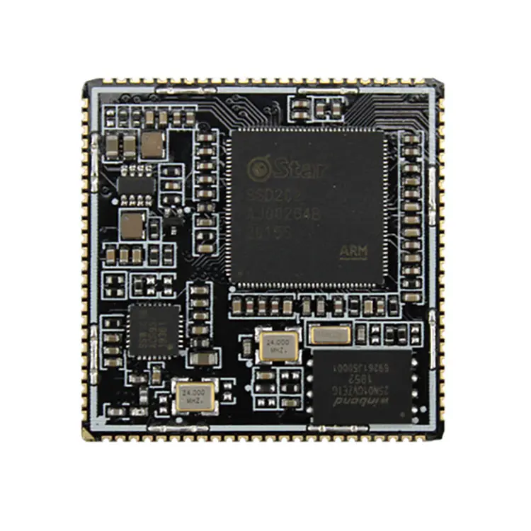 IDO-SOM2D02-V1-2GW SOM 모듈 sigmastar SSD202 ARM Cortex A7 코어 MIPI/TTL 디스플레이 H264/5 FHD 디코더 리눅스 OPENWRT